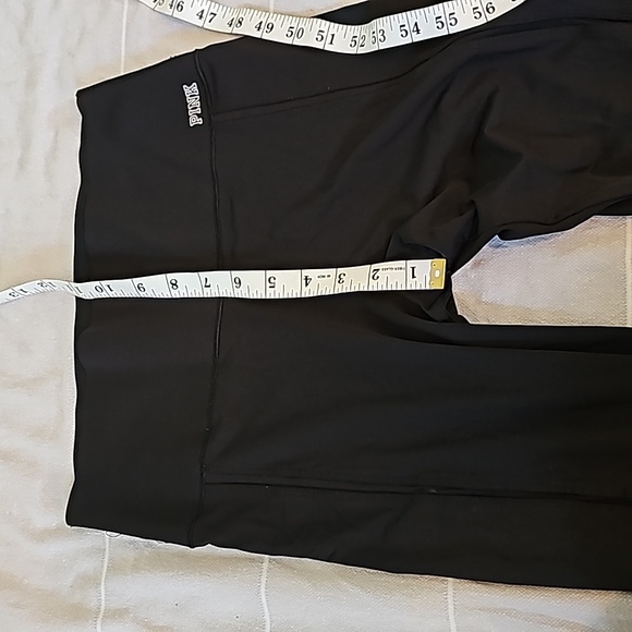 STUNNING VS PINK BONDED HIGH WAISTED LEGGINGS WITH MESH - Picture 6 of 11